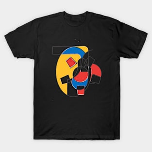 Abstract design with different shapes T-Shirt